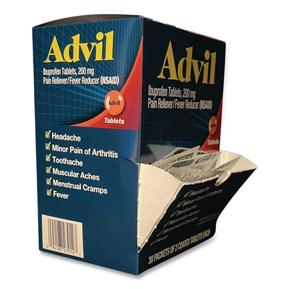 Advil® Ibuprofen Tablets Refill Packs, Two-Pack, 30/Box (LIL64008)