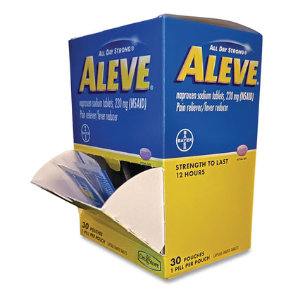 Aleve® Pain Reliever Tablets Refill Packs, 1 Tablet/Packet, 30/Box (LIL64028)