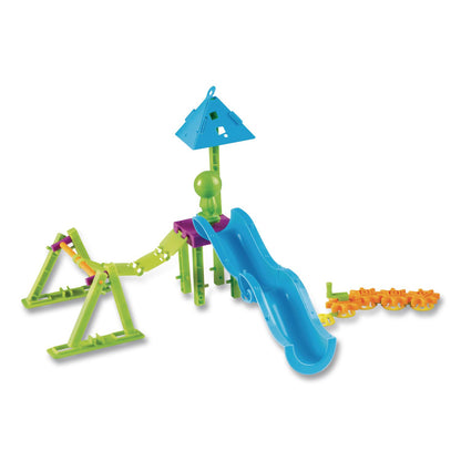 Learning Resources® Playground Engineering and Design Building Set, Grades Pre-K to 1, 104 Pieces (LRNLER2842)