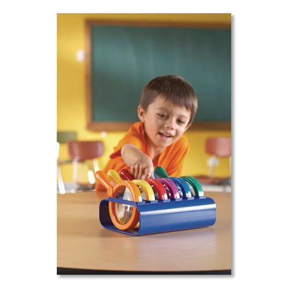 Learning Resources® Primary Science Jumbo Magnifiers with Stand, Ages 3 and Up, 4.5x, Plastic Lens, 4.5" dia, 6/Set (LRNLER2884)