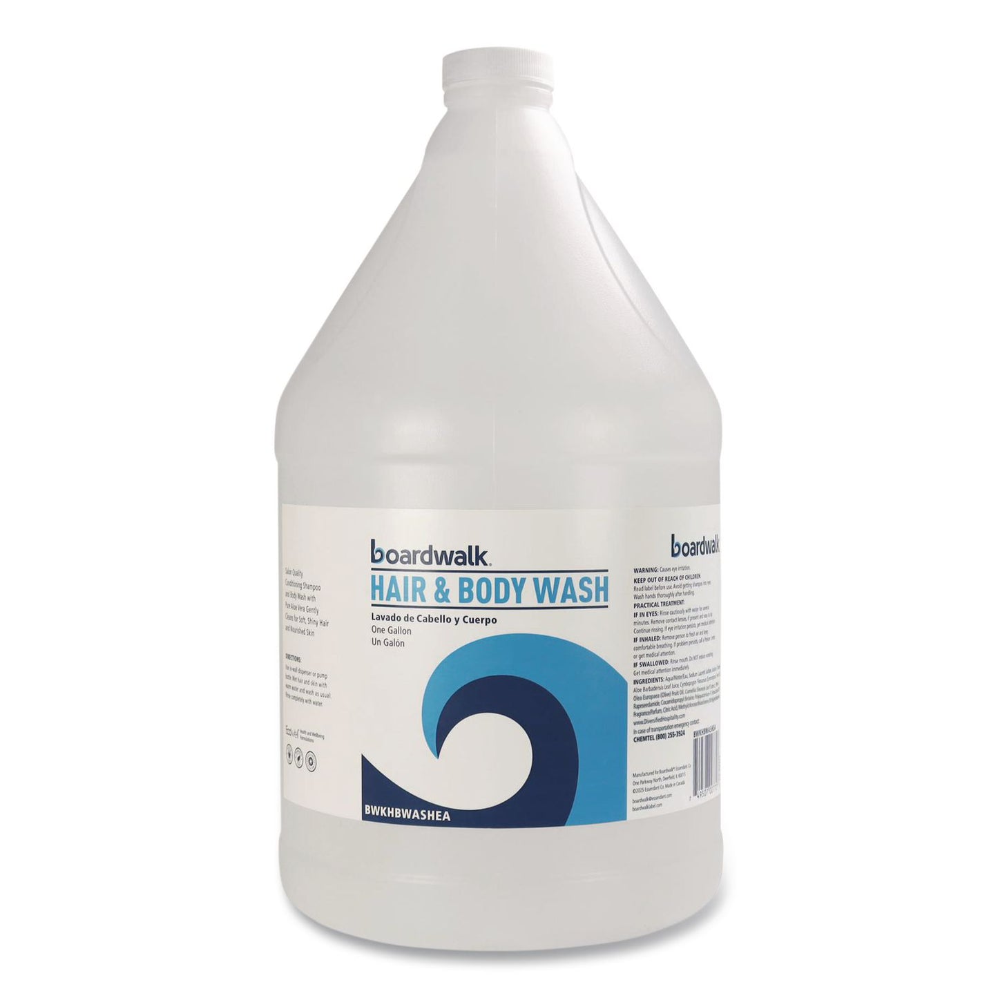 Boardwalk® Hair and Body Wash, Green Tea Lemongrass Scent, 1 gal Bottle (BWKHBWASHEA)