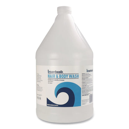 Boardwalk® Hair and Body Wash, Green Tea Lemongrass Scent, 1 gal Bottle (BWKHBWASHEA)