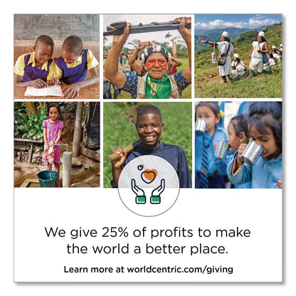 World Centric® PLA Lids for Fiber Bowls, 8.8 x 8.8, Clear, 200/Carton (WORBQLCS24)