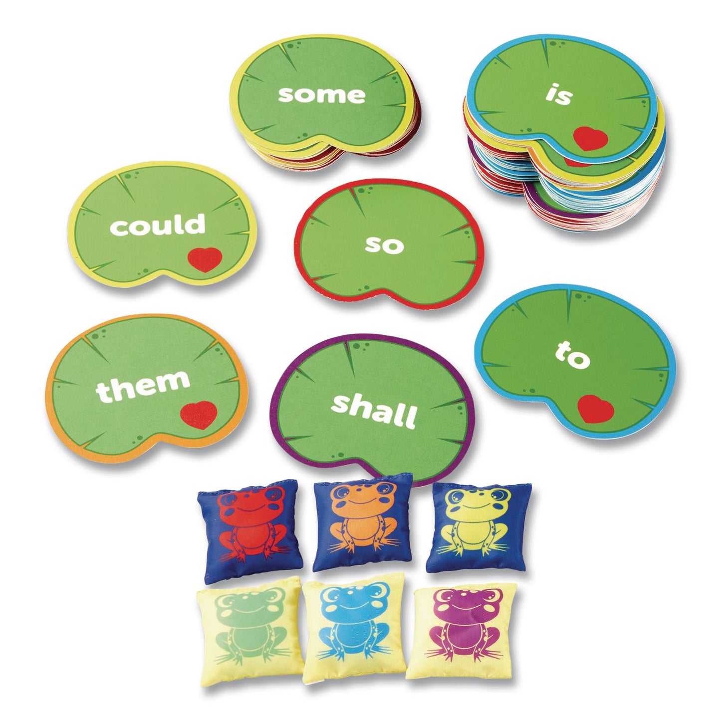 Learning Resources® Sight Word Toss, 1 to 6 Players, Grades 1 to 3, 220 Pieces (LRNLER4698)