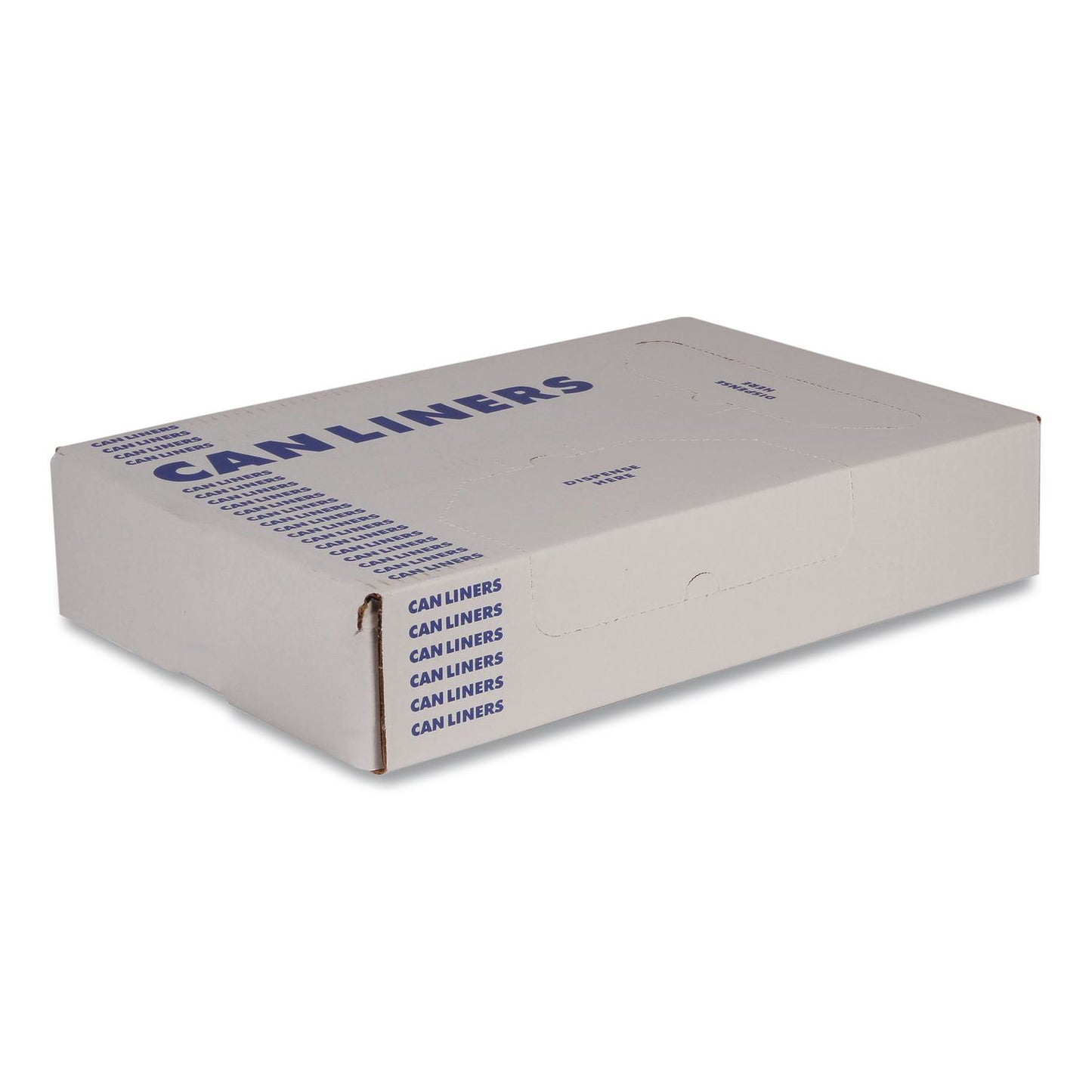 Heritage Linear Low-Density Can Liners, 45 gal, 3 mil, 40" x 48", Clear, 75/Carton (HERB8048ZC)