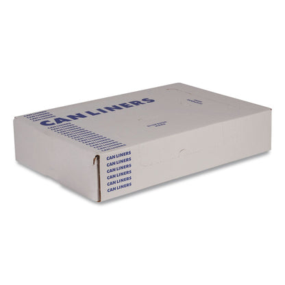 Heritage Linear Low-Density Can Liners, 45 gal, 3 mil, 40" x 48", Clear, 75/Carton (HERB8048ZC)
