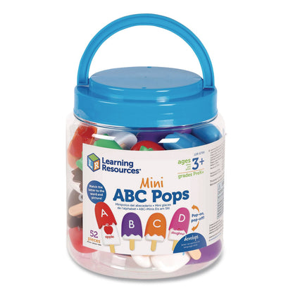 Learning Resources® Mini ABC Pops, Pre-K to K, 52 Pieces (LRNLER6799)