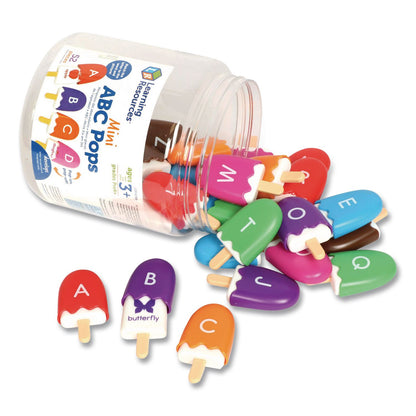 Learning Resources® Mini ABC Pops, Pre-K to K, 52 Pieces (LRNLER6799)