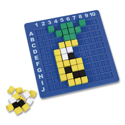 Learning Resources® STEM Explorers Pixel Art Challenge, Grades K to 2, 402 Pieces (LRNLER9463)