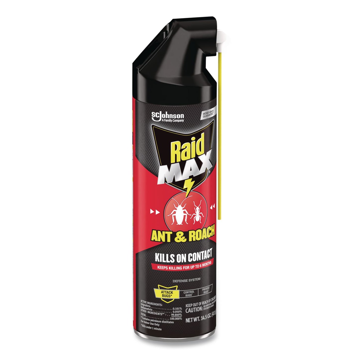 Raid Ant/Roach Killer, 14.5 oz Aerosol Spray, Unscented (SJN345742EA)