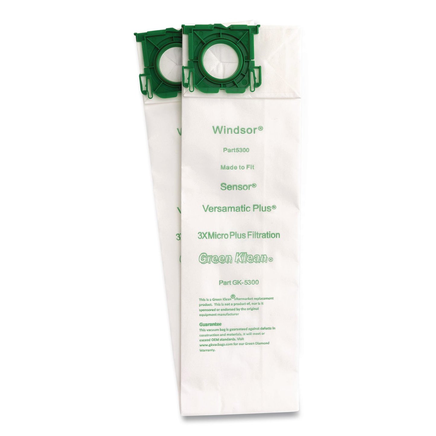Green Klean® GK-5300 Replacement Bag, 10 Bags/Pack, 10 Packs/Carton (GRKGK5300)