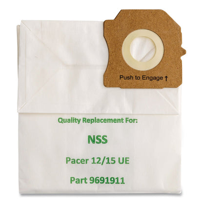 Green Klean® GK-P12/15UE Replacement Bag, 10 Bags/Pack, 10 Packs/Carton (GRKGKP1215UE)