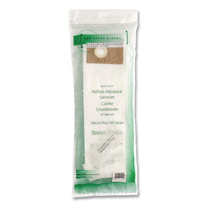 Green Klean® GK-CMaster Replacement Bag, 10 Bags/Pack, 10 Packs/Carton (GRKGKCMASTER)