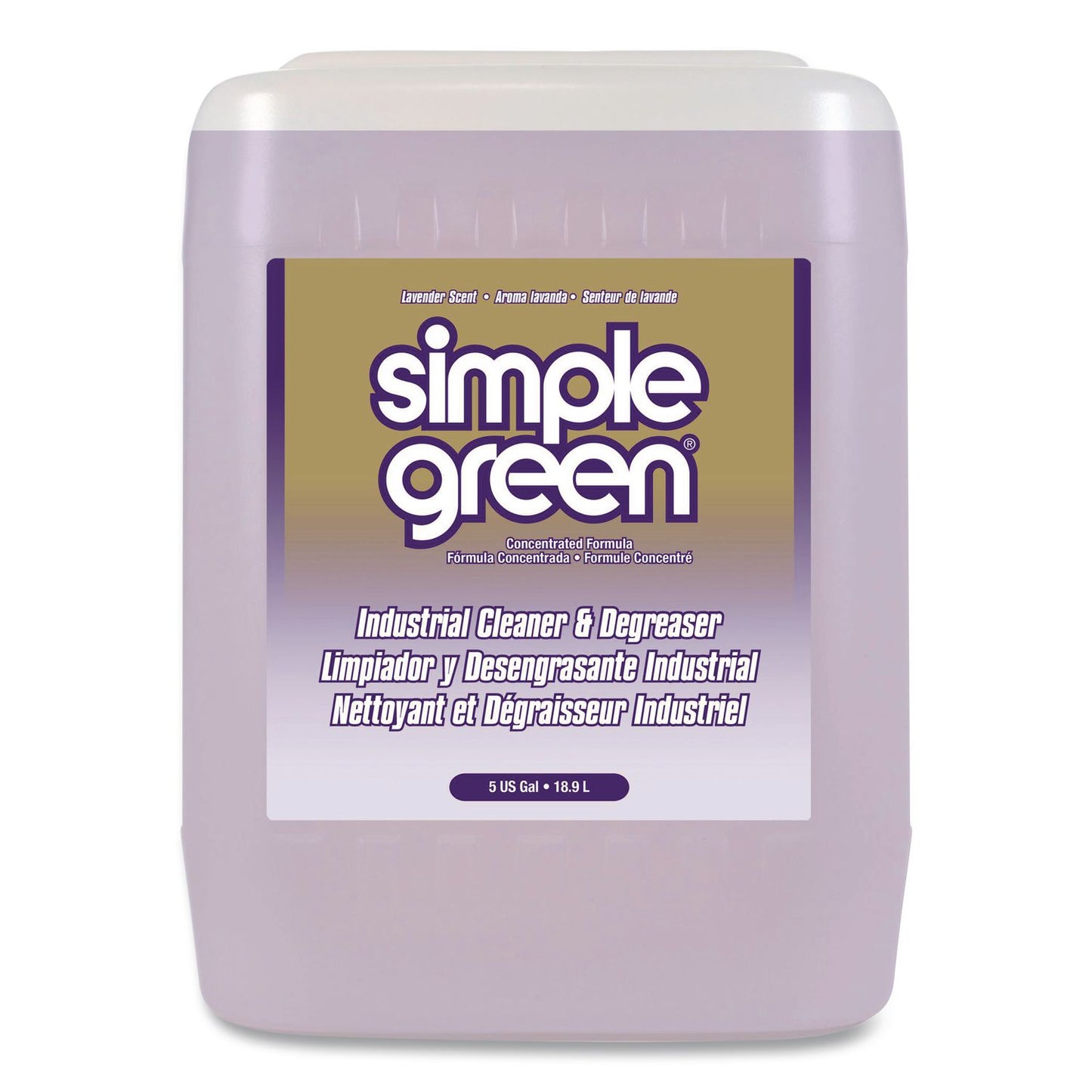 Simple Green® Industrial Cleaner and Degreaser, Lavender Scent, 5 gal Pail (SMP1600005)