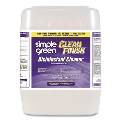 Simple Green® Clean Finish Disinfectant Cleaner, Herbal Scent, 5 gal Pail (SMP2800005)