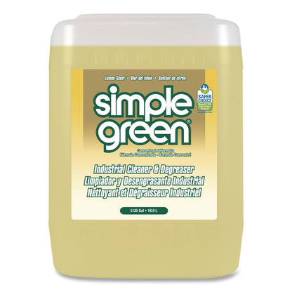 Simple Green® Industrial Cleaner and Degreaser, Lemon Scent, 5 gal Pail (SMP3014005)
