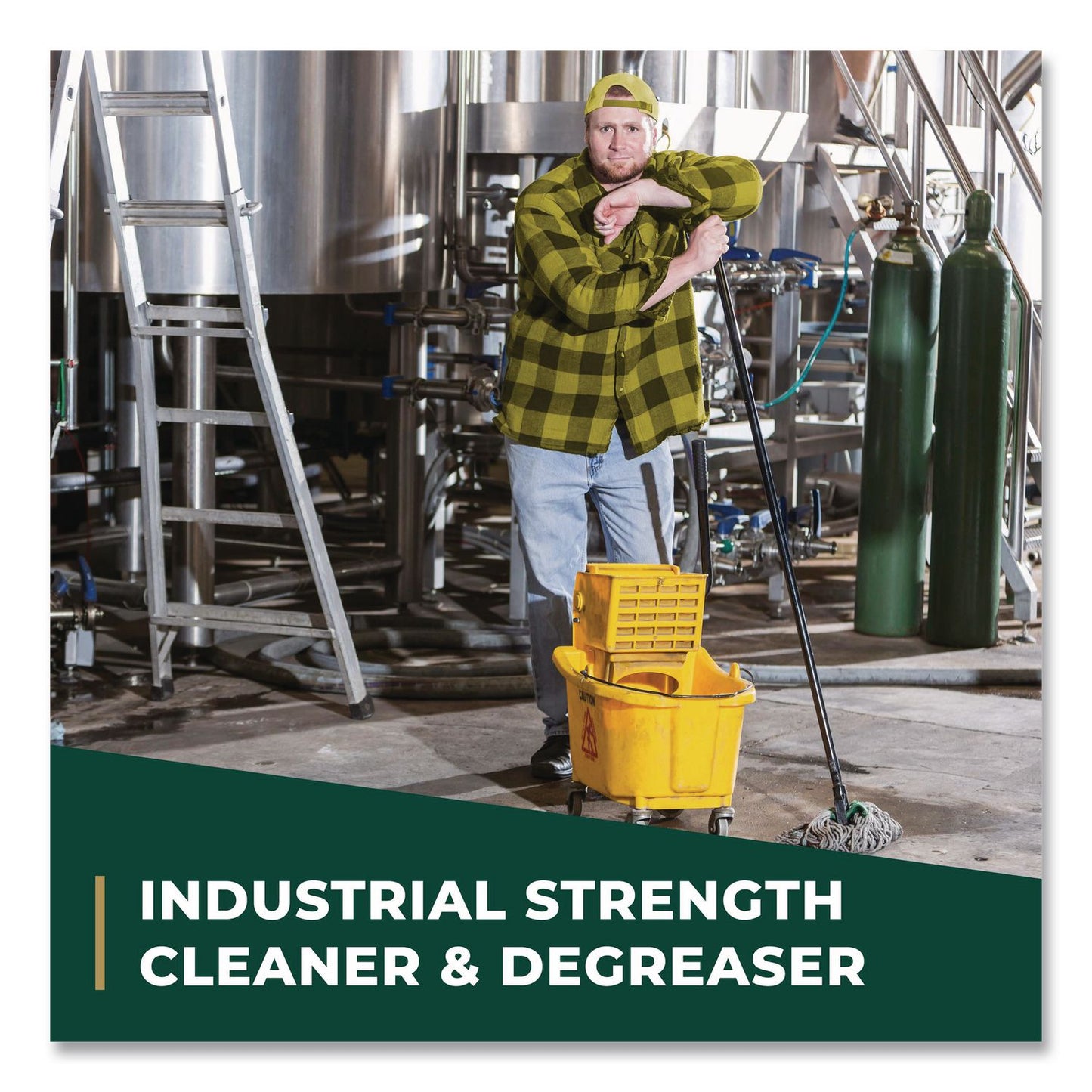 Simple Green® Industrial Cleaner and Degreaser, Lemon Scent, 55 gal Drum (SMP3014055)