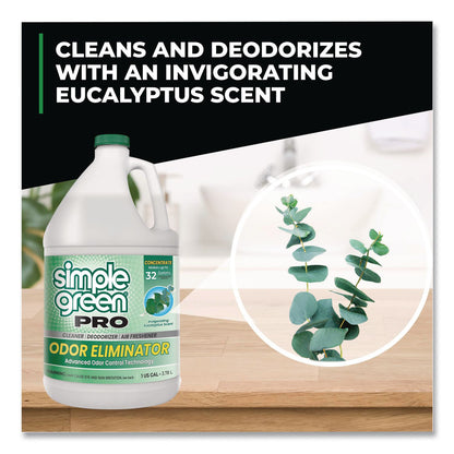 Simple Green® Pro Odor Eliminator, Eucalyptus Scent, 1 gal Bottle, 6/Carton (SMP4251128)