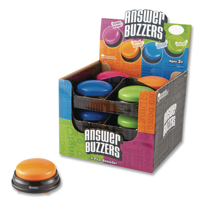 Learning Resources® Answer Buzzers, Ages 3 and Up, 12 Buzzers (LRNLER3777)