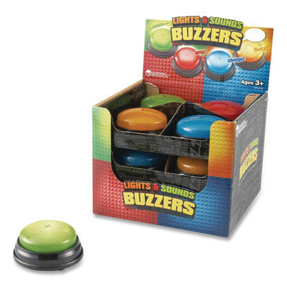 Learning Resources® Lights and Sounds Buzzers, Ages 3 and Up, 12 Buzzers (LRNLER3779)