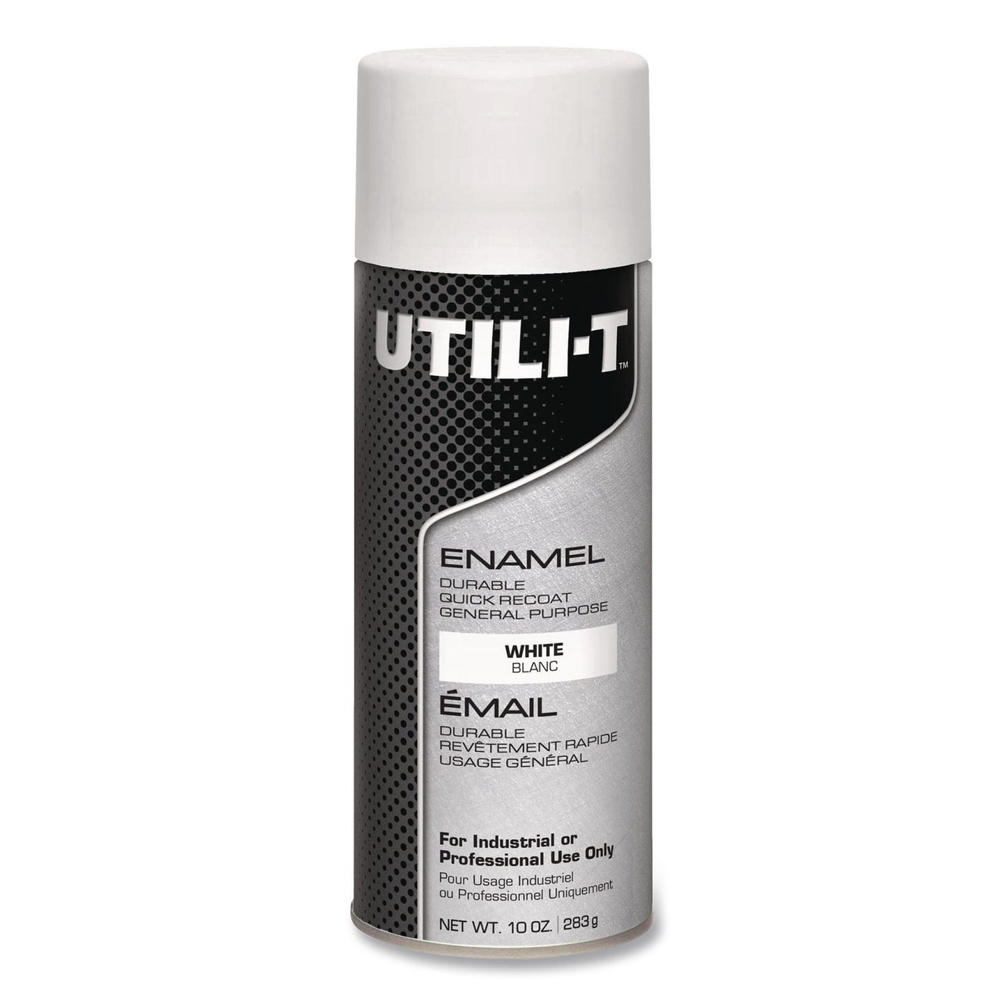 Rust-Oleum® UTILI-T Spray Paint, White, 10 oz Aerosol Can, 6/Carton (RST387395)
