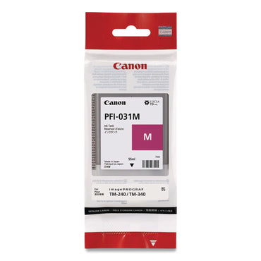 Canon® 6265C001 (PFI-031) Lucia TD, 55 mL, Magenta (CNM6265C001)
