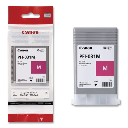 Canon® 6265C001 (PFI-031) Lucia TD, 55 mL, Magenta (CNM6265C001)