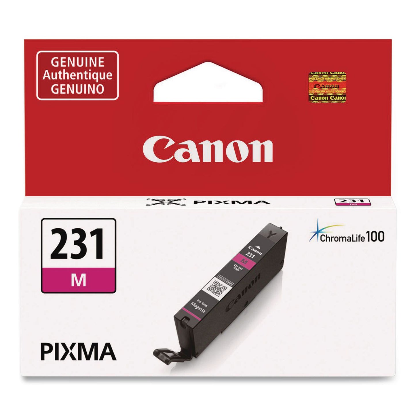 Canon® 6676C001 (CLI-231) Ink, 800 Page-Yield, Magenta (CNM6676C001)