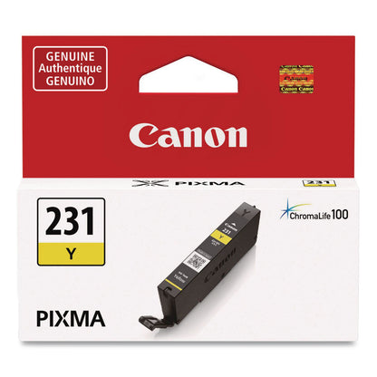 Canon® 6677C001 (CLI-231) Ink, 800 Page-Yield, Yellow (CNM6677C001)