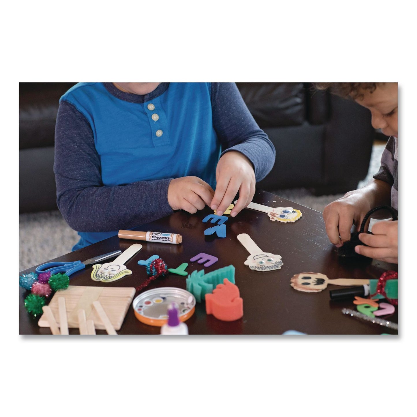 Creativity Street® Wiggle Eyes, 0.27", 0.39", 0.47", 0.59", Black, 100/Pack (CKCPAC344602R)