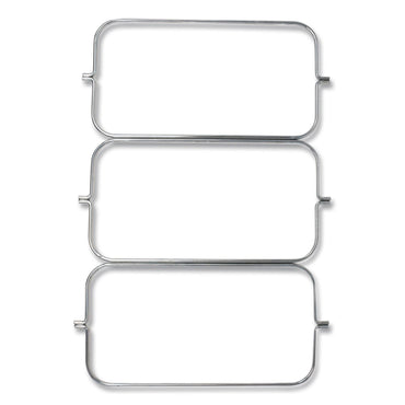 Rubbermaid® Commercial Triple Waste Wire Bag Holder for Rubbermaid Commercial Janitorial and Housekeeping Carts, 3 x 12.5 x 0.13, Steel (SGSFG9T89L10000)