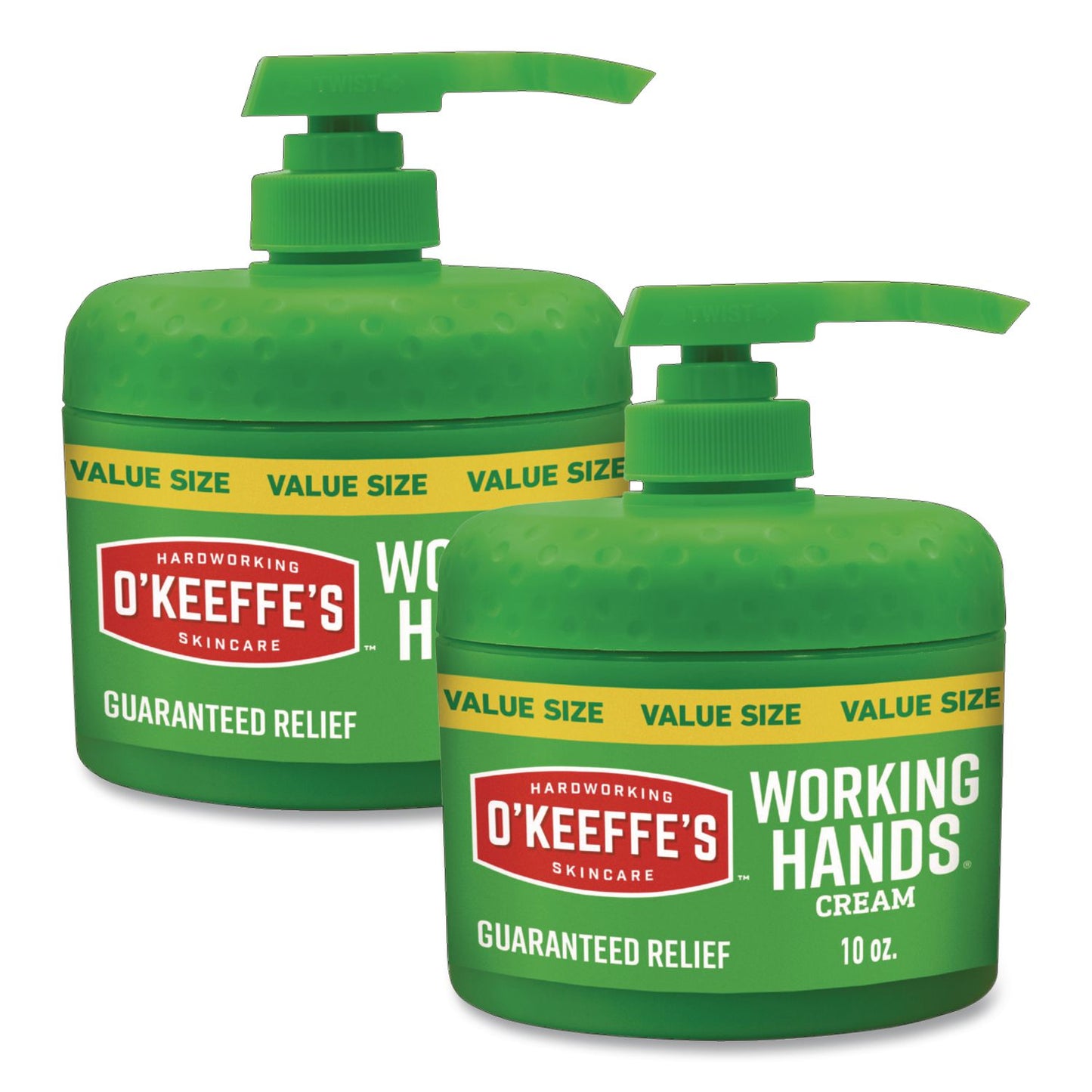O'Keeffe's® Working Hands Hand Cream, 10 oz Pump Bottle, 2/Carton (GOR116639)