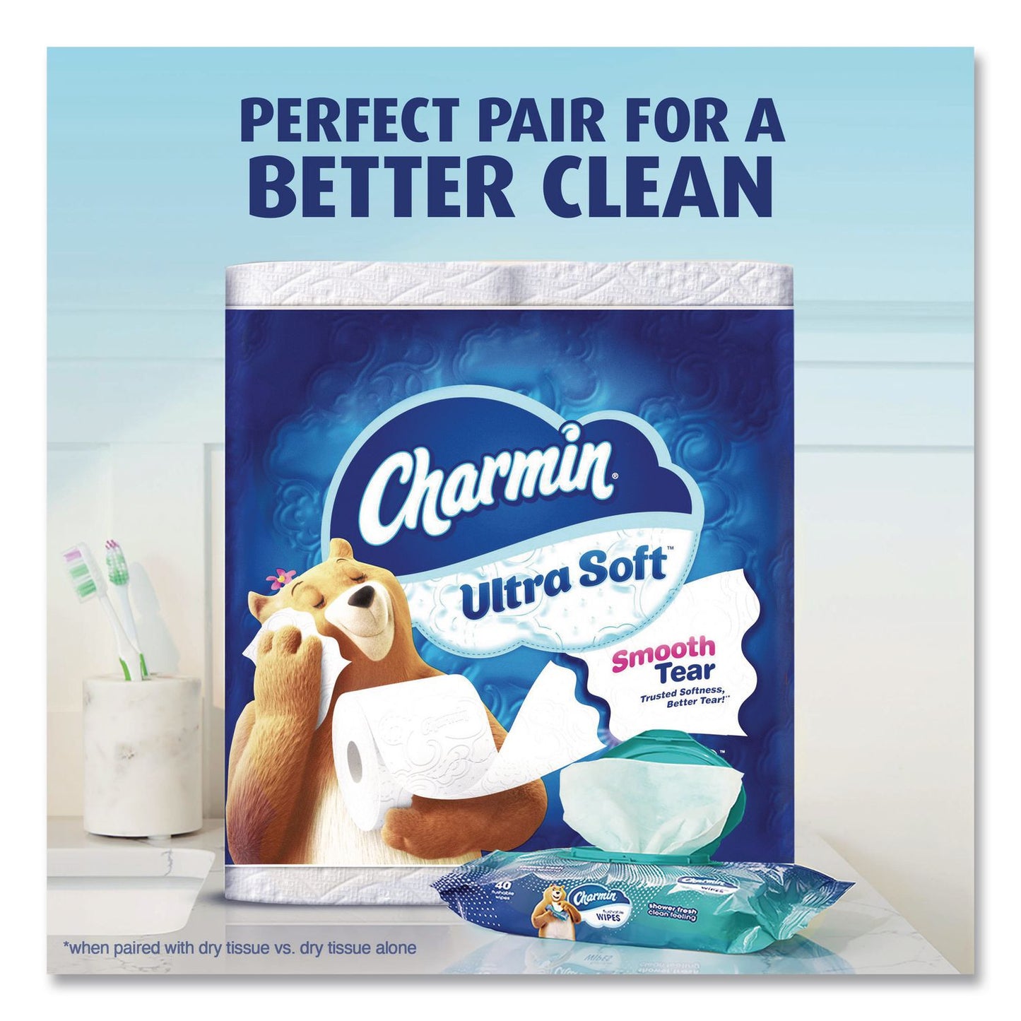 Charmin® Ultra Soft Bathroom Tissue, Septic Safe, 2-Ply, White, 312 Sheets/Roll, 18 Rolls/Carton (PGC19369)
