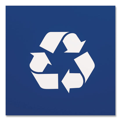 Boardwalk® Recycling Container, 7 gal, Polypropylene, Blue (BWK28QTRECYCLEB)
