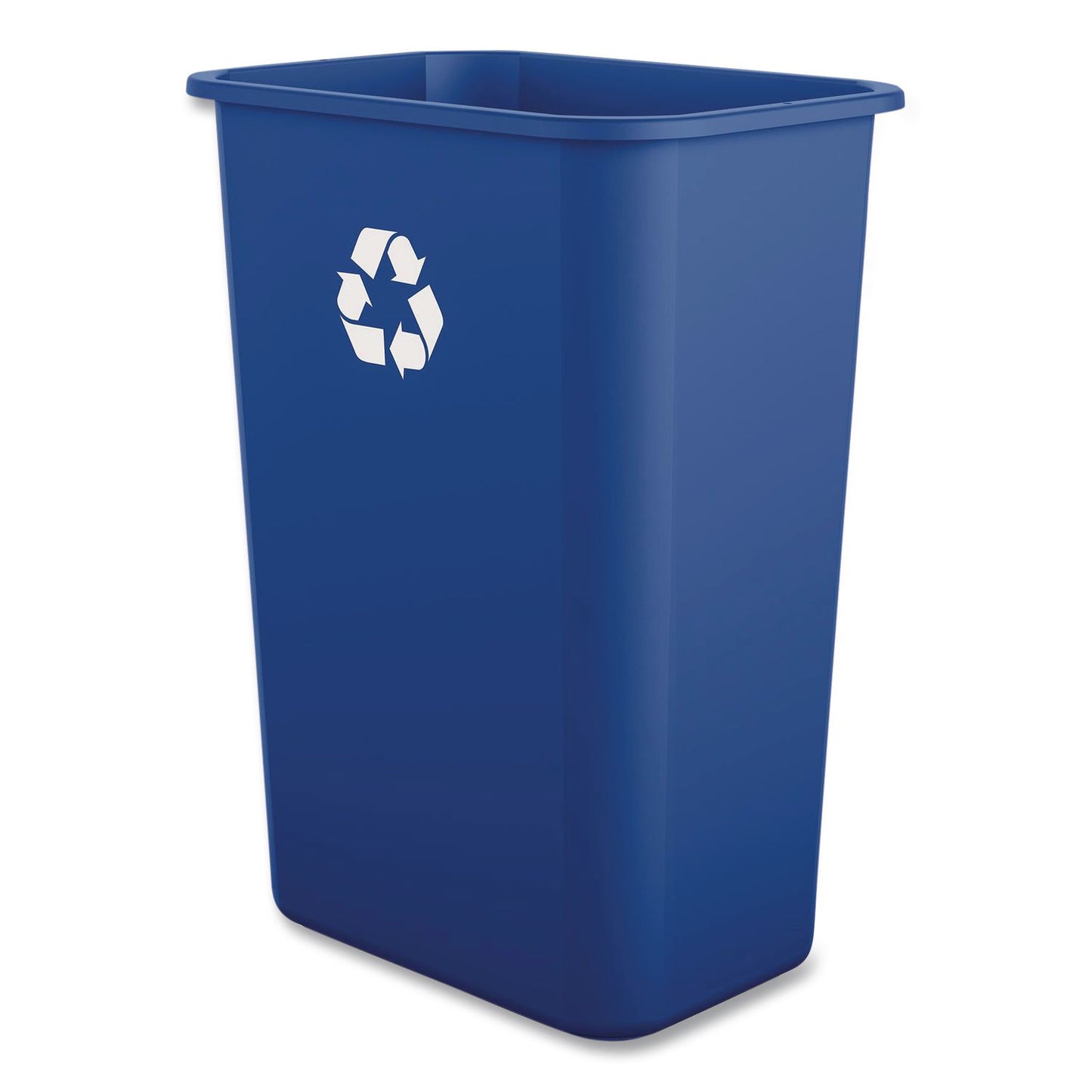 Boardwalk® Recycling Container, 10 gal, Polypropylene, Blue (BWK41QTRECYCLEB)