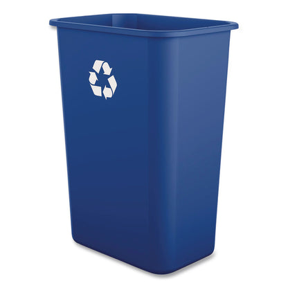 Boardwalk® Recycling Container, 10 gal, Polypropylene, Blue (BWK41QTRECYCLEB)