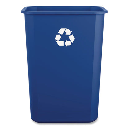 Boardwalk® Recycling Container, 10 gal, Polypropylene, Blue (BWK41QTRECYCLEB)