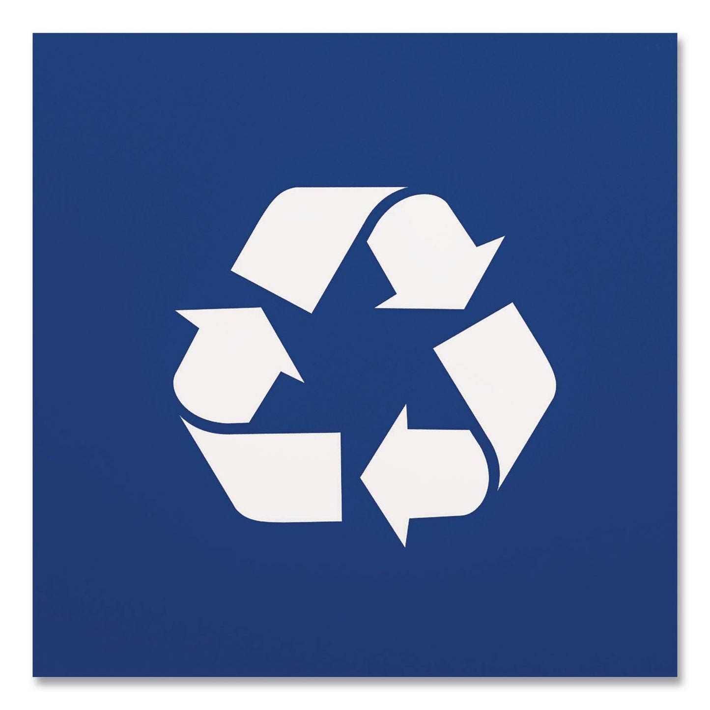 Boardwalk® Recycling Container, 10 gal, Polypropylene, Blue (BWK41QTRECYCLEB)