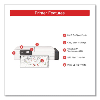 Canon® imagePROGRAF TC-21M, 24" Wireless Wide Format Inkjet Printer (CNM7058C002)