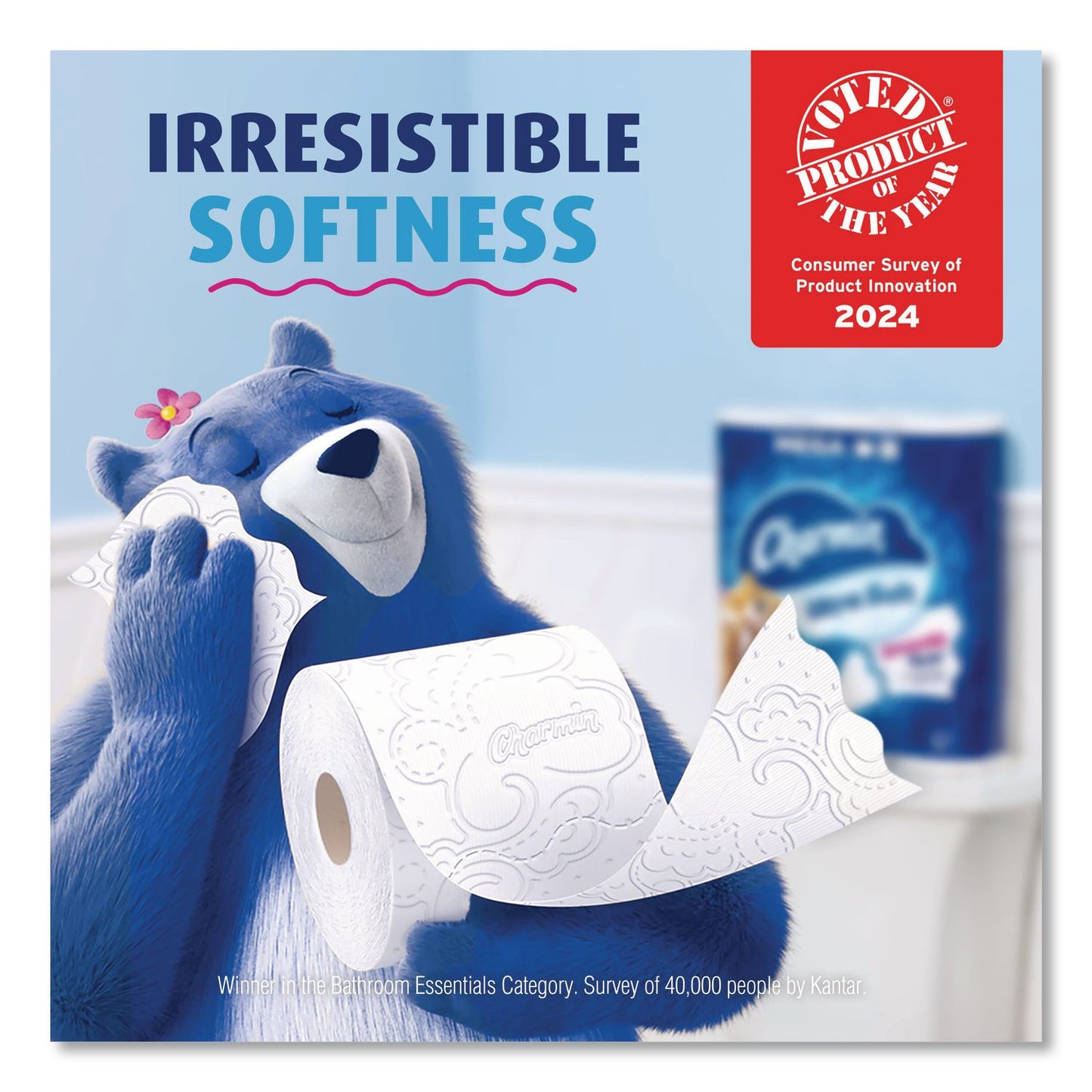 Charmin® Ultra Soft Bathroom Tissue, Mega Roll, Septic Safe, 2-Ply, White, 208 Sheets/Roll, 12 Rolls/Pack, 5 Packs/Carton (PGC17579CT)