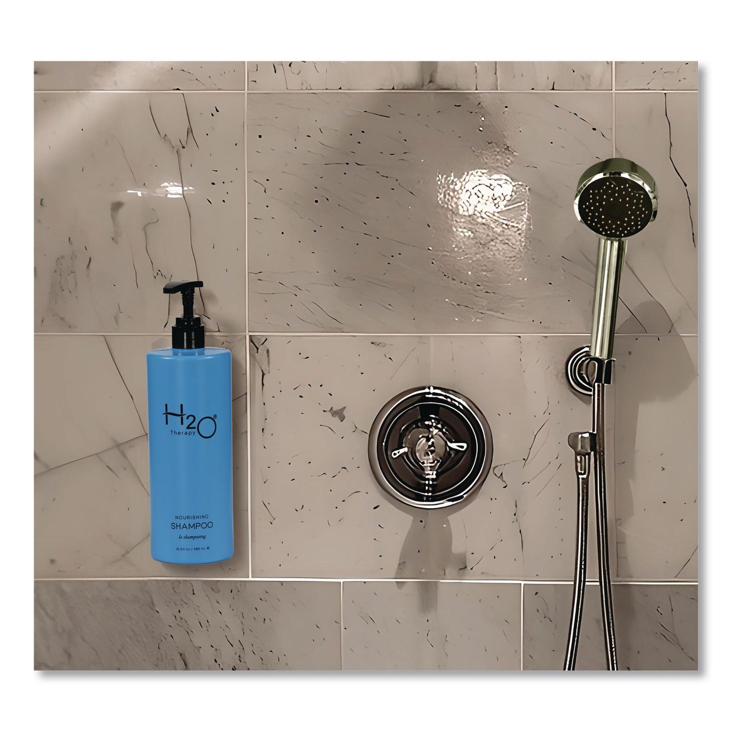 Diversified Hospitality Solutions H2O Therapy Shampoo Air Pump, White Tea and Lemongrass Scent, 16.23 oz Bottle, 12/Carton (DHS259805)