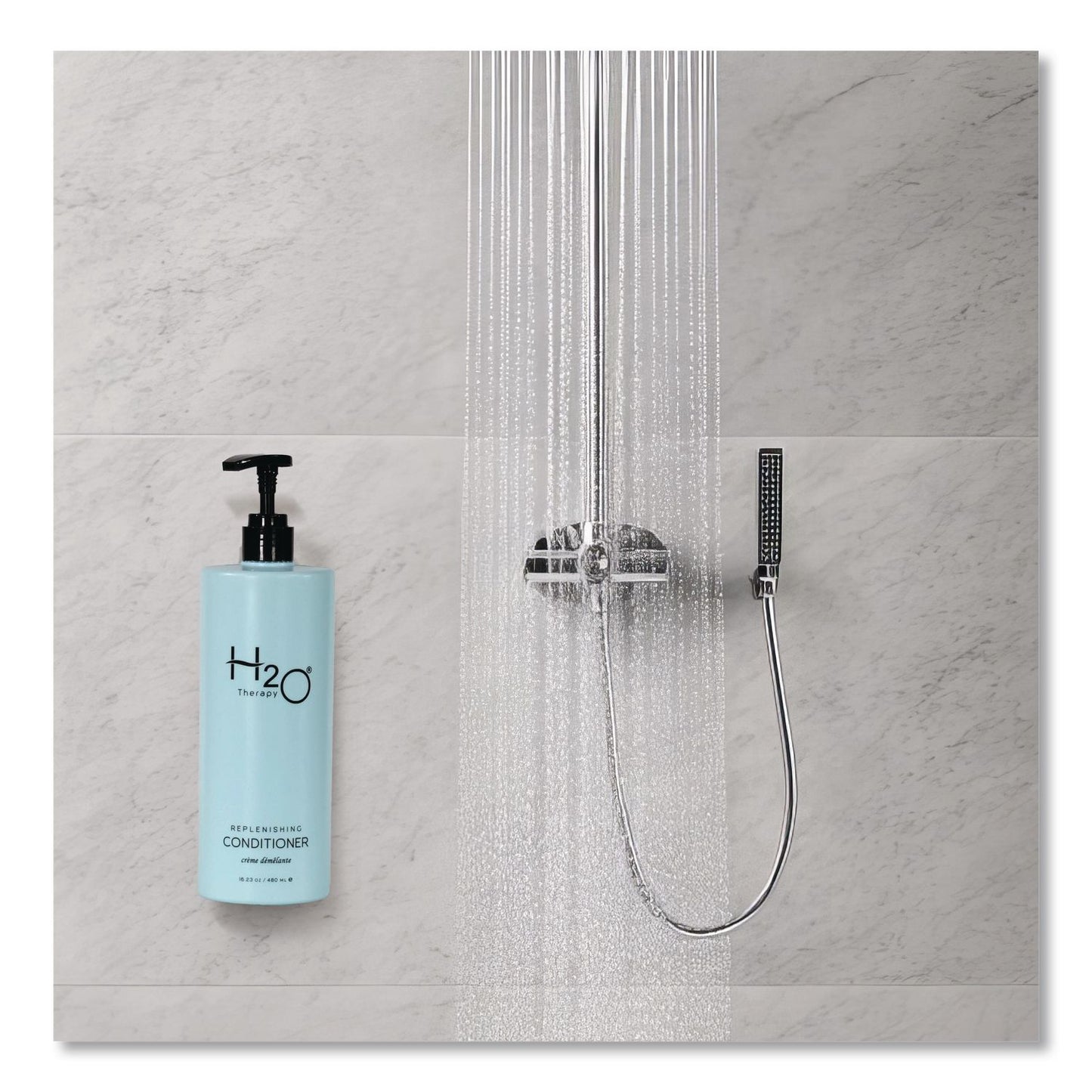 Diversified Hospitality Solutions H2O Therapy Conditioner Air Pump, White Tea and Lemongrass Scent, 16.23 oz Bottle, 12/Carton (DHS259812)