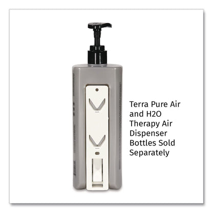 Diversified Hospitality Solutions Single EcoLux Air Dispenser Bracket, For Ecolux Air Pump Dispenser Bottles, 1.19 x 0.44 x 5.69, White, 24/Carton (DHS458883)