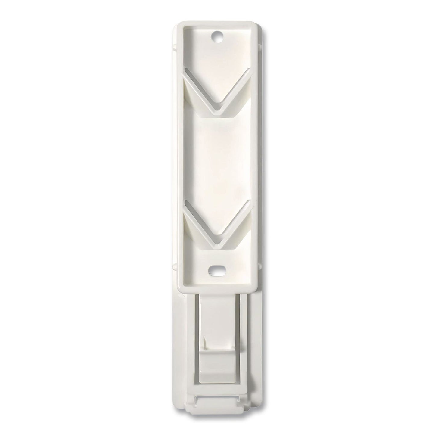Diversified Hospitality Solutions Single EcoLux Air Dispenser Bracket, For Ecolux Air Pump Dispenser Bottles, 1.19 x 0.44 x 5.69, White, 24/Carton (DHS458883)