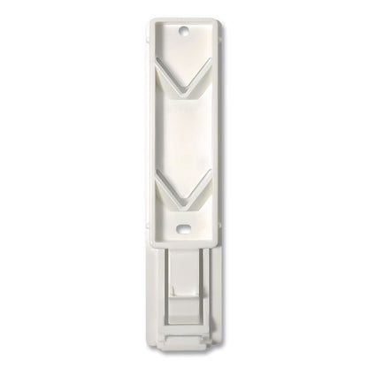 Diversified Hospitality Solutions Single EcoLux Air Dispenser Bracket, For Ecolux Air Pump Dispenser Bottles, 1.19 x 0.44 x 5.69, White, 24/Carton (DHS458883)
