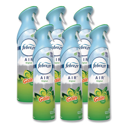 Febreze® AIR, Gain Original, 8.8 oz Aerosol Spray, 6/Carton (PGC19929)