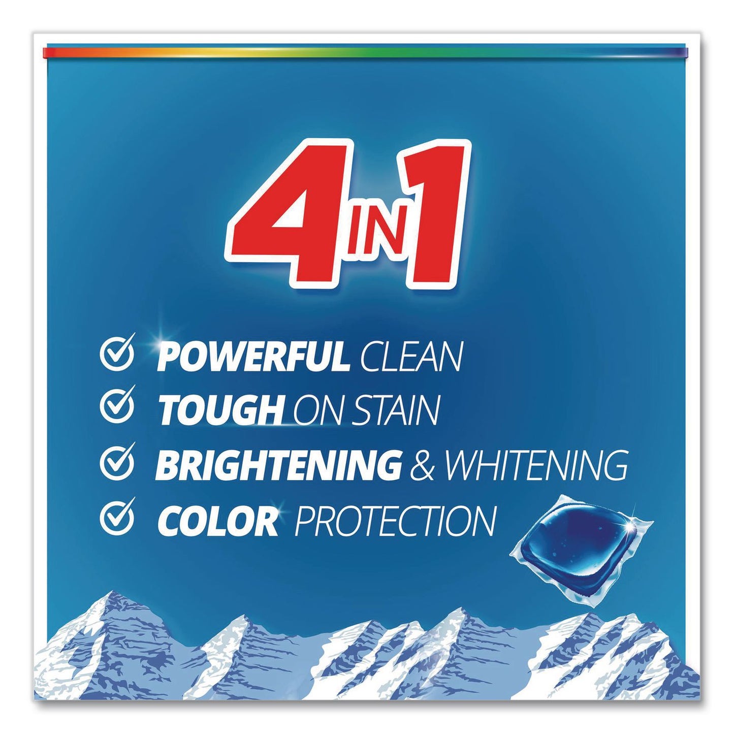 Purex® 4-in-1 HE Laundry Detergent Pacs, 66 Pods/Bag, 4 Bags/Carton (DIA05524)