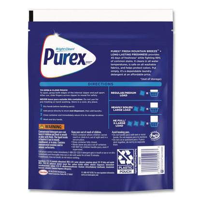 Purex® 4-in-1 HE Laundry Detergent Pacs, 66 Pods/Bag, 4 Bags/Carton (DIA05524)