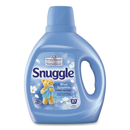 Snuggle® Blue Sparkle Cuddle-Up Fresh Liquid Fabric Conditioner, 66 oz Bottle, 6/Carton (DIA47452)