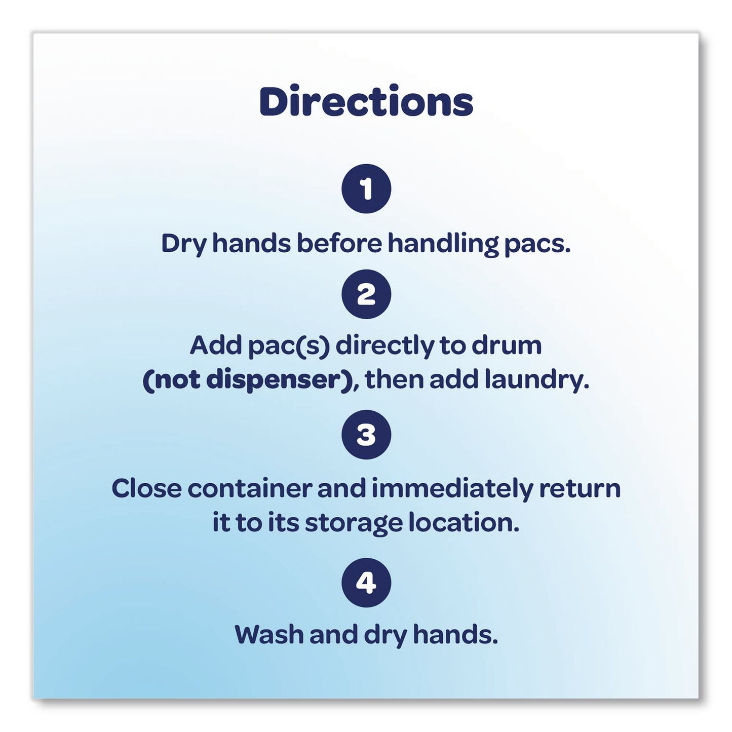 all® MIGHTY PACS Free Clear HE Laundry Detergent, 60 Pods/Tub, 4 Tubs/Carton (DIA46880)